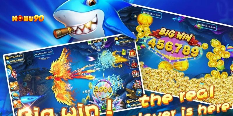 Bắn cá ăn xu tựa game giải trí hấp dẫn của nhà Nohu90