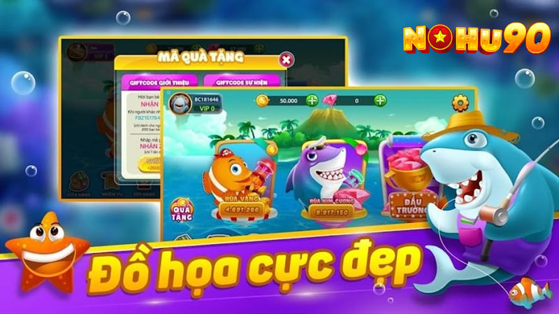 Giao diện game khác biệt và dễ dùng